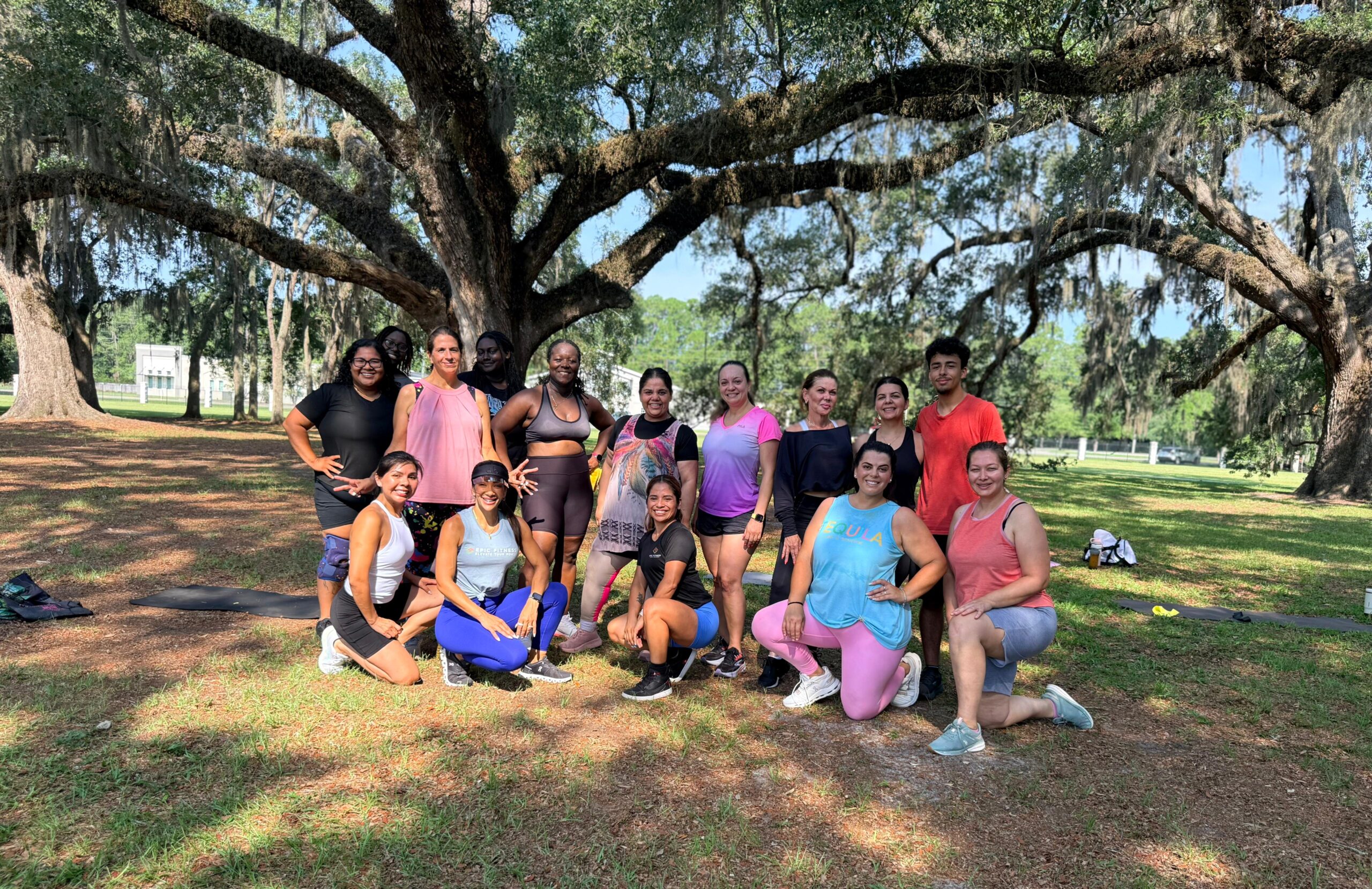 Epic Fitness community fitness class at Fabletics